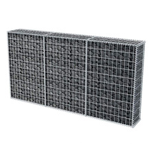 Easy installation galvanized welded iron wire mesh welded gabion wire mesh box with 75 x 75mm